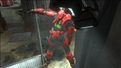 Head caught in light