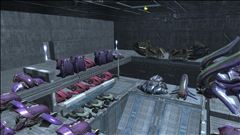 Trash Compactor Extreme: A view from the top floor of a lot of trash &amp; 2 Overturned wraiths made easy to flip into the compacto